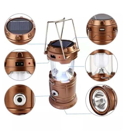 Led Camping Lantern Rechargeable Solar Lantern Collapsible Bright Lamp Outdoor Flashlight Portable For Camp Power Load shedding